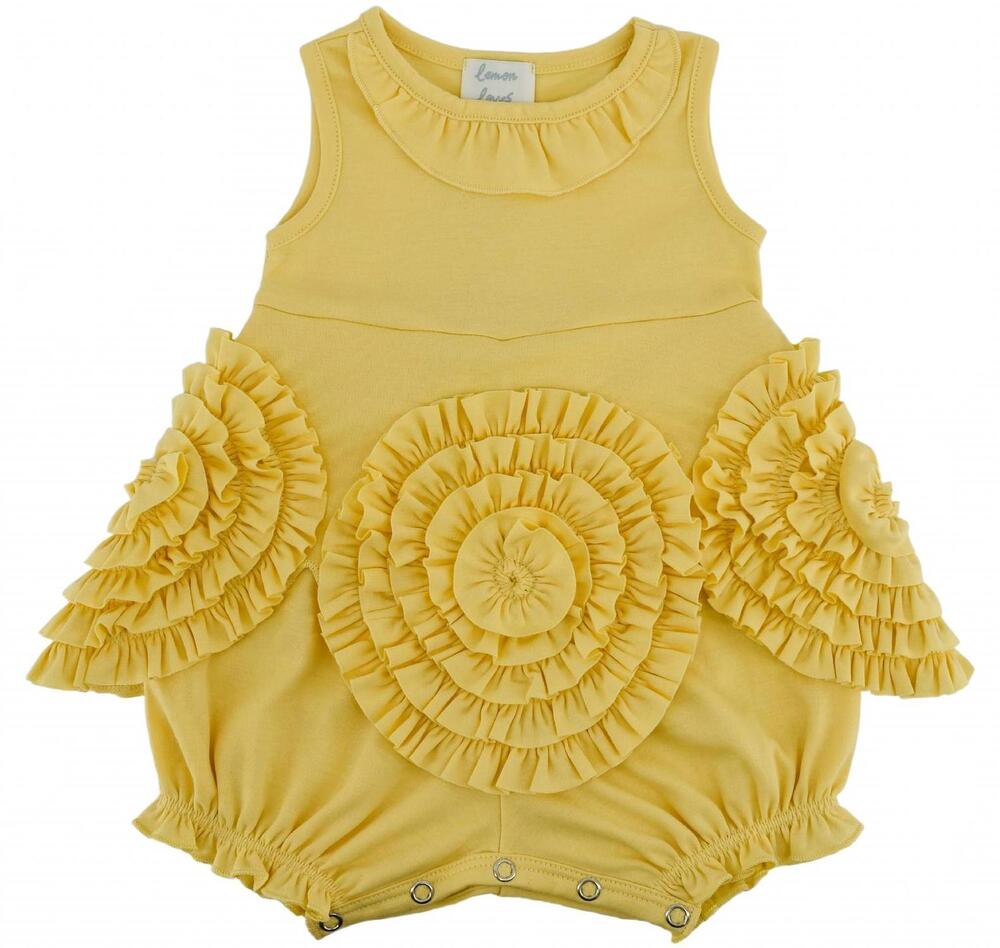 NEW LEMON LOVES LIME bab's marigold dress in one color